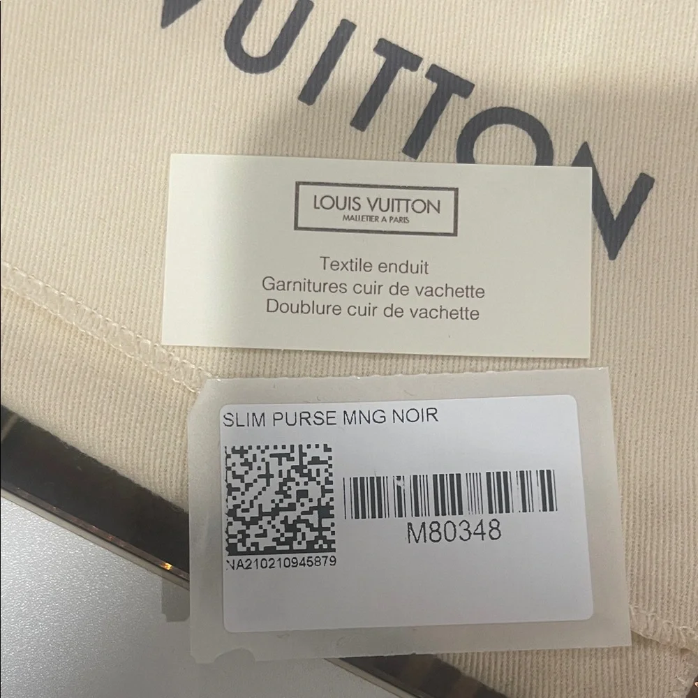 💯 authentic New with tags Louis Vuitton Brown Monogram Zip Card Holder/wallet - Picture 3 of 4